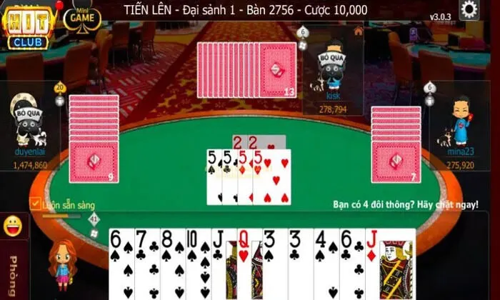 Luật chơi bài tiến lên